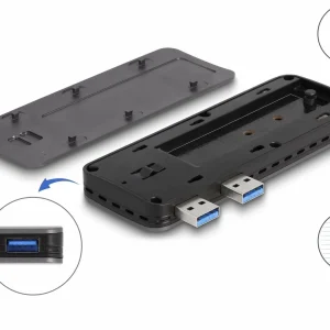 DeLock Boîtier Externe USB3.2 Gen 2 Pour PS5 Avec Slot M.2 NVMe M2 – Disques Durs Externes boutique en ligne 7