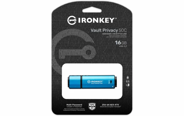 Kingston Clé USB IronKey Vault Privacy 50C 16 GB – Sticks USB acheter en ligne 4