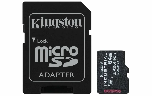 Réductions Kingston Carte MicroSDHC Industrial UHS-I 64 GB – Cartes Mémoire 1