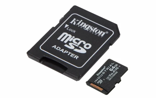 Réductions Kingston Carte MicroSDHC Industrial UHS-I 64 GB – Cartes Mémoire 3