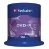 VERBATIM DVD+R 4.7 GB, Tour (100 Pièce/s) – Disques Satisfait ou Remboursé 10