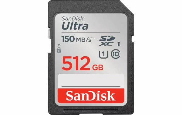 outlet SanDisk Carte SDXC Ultra 512 GB – Cartes Mémoire 1