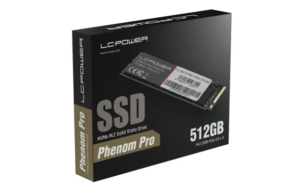 LC-Power SSD Flash Phenom Pro M.2 2280 NVMe 512 GB – SSD (Solid State Disks) marque pas cher 3