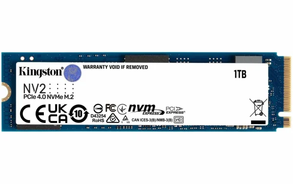 Kingston SSD NV2 M.2 2280 NVMe 1000 GB – SSD (Solid State Disks) économies garanties 1