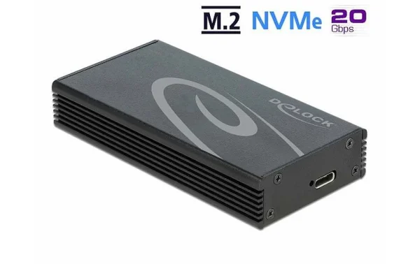 grand choix DeLock Boîtier Externe USB-C 3.2 Gen2x2 Pour Les DSS M.2 NVME – Disques Durs Externes 3