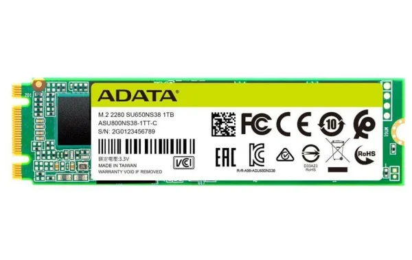 Pas Cher Magasin Soldes ADATA SSD Ultimate SU650 M.2 2280 SATA 1000 GB – SSD (Solid State Disks) 1