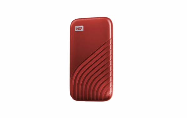 shopping pas cher WD Western Digital SSD Externe Mon Passeport 500 GB, Rouge – SSD (Solid State Disks) 1