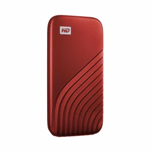 shopping pas cher WD Western Digital SSD Externe Mon Passeport 500 GB, Rouge – SSD (Solid State Disks) 7