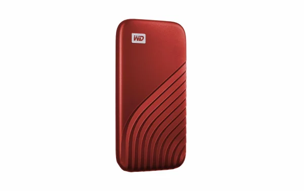 shopping pas cher WD Western Digital SSD Externe Mon Passeport 500 GB, Rouge – SSD (Solid State Disks) 3