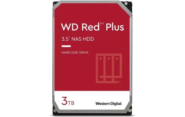 Officielle Disques Durs Internes Western Digital Disque Dur WD Red Plus 3.5 1