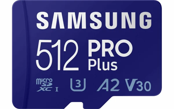 Retour Gratuit Samsung Carte SDXC PRO PLUS 512 GB – Cartes Mémoire 1