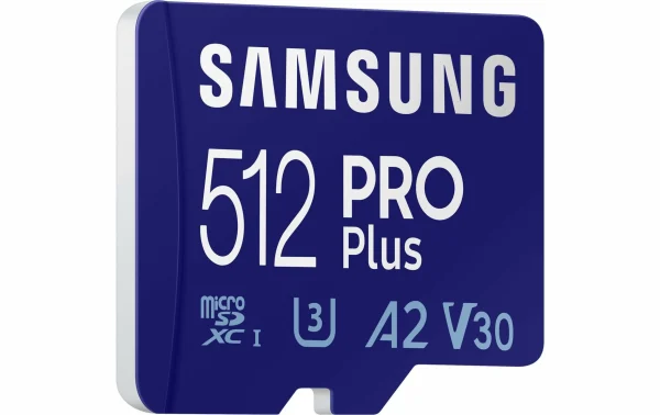 Retour Gratuit Samsung Carte SDXC PRO PLUS 512 GB – Cartes Mémoire 4