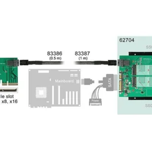 DeLock Accessoires Supports De Mémoire Platine Adaptatrice 3,5 france 9