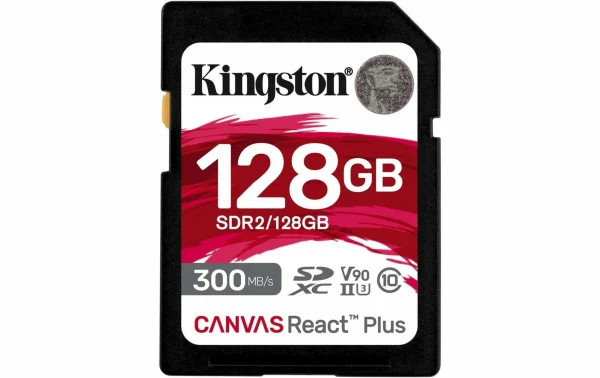 Kingston Carte SDXC Canvas React Plus 128 GB – Cartes Mémoire Acheter 1