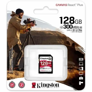 Kingston Carte SDXC Canvas React Plus 128 GB – Cartes Mémoire Acheter 9