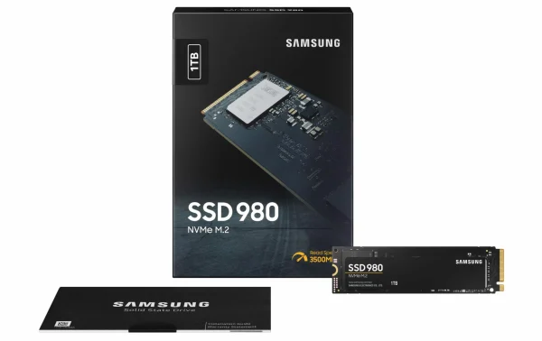 achat pas cher Samsung SSD 980 M.2 2280 NVMe 1000 GB – SSD (Solid State Disks) 4