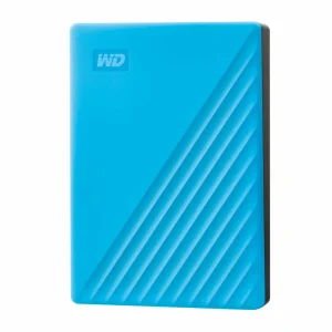 Nouvelle tendance WD Western Digital Disque Dur Externe My Passport 4 TB, Bleu – Disques Durs Externes 9