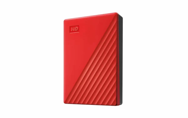 outlet soldes WD Western Digital Disque Dur Externe My Passport 4 TB, Rouge – Disques Durs Externes 1