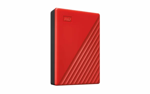outlet soldes WD Western Digital Disque Dur Externe My Passport 4 TB, Rouge – Disques Durs Externes 3