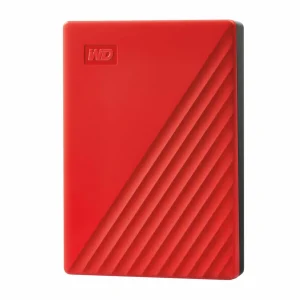 outlet soldes WD Western Digital Disque Dur Externe My Passport 4 TB, Rouge – Disques Durs Externes 9