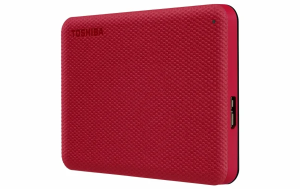 Retour gratuit en magasin. Toshiba Disque Dur Externe Canvio Advance 4 TB, Rouge – Disques Durs Externes 1