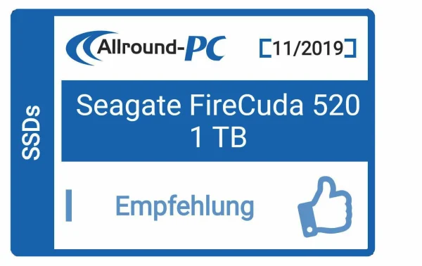 Seagate SSD FireCuda 520 M.2 2280 NVMe 1000 GB – SSD (Solid State Disks) achat 3