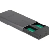 site pas cher DeLock Boîtier Externe USB 3.1 Gen2 / M.2 NVME Avec Fonction De Clonage – Disques Durs Externes 11