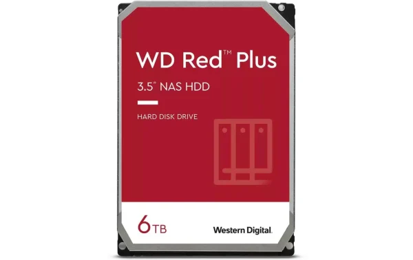 Disques Durs Internes Western Digital Disque Dur WD Red Plus 3.5 magasin solde 1