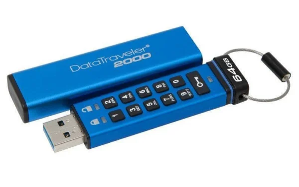 Kingston Clé USB DataTraveler 2000 Keypad USB 3.0 64 GB – Sticks USB jusqu'à 1