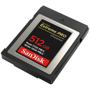 Acheter SanDisk CFexpress Extreme Pro 512GB – 1700MB/s – Cartes Mémoire 6