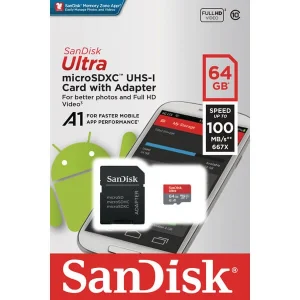 SanDisk Ultra MicroSDXC 64GB 100MB/s – Cartes Mémoire boutique en france 6
