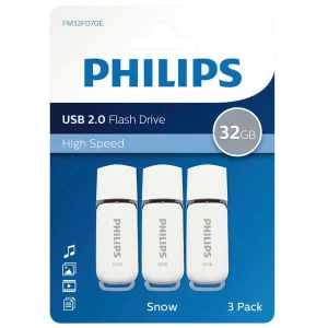 magasin paris Philips USB Stick Snow USB 2.0 3×32 GB – Sticks USB 6