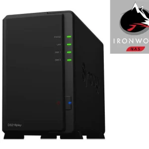 Synology NAS DiskStation DS218play 2-bay Seagate IronWolf 8 TB – NAS outlet soldes 7