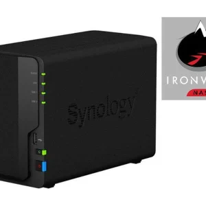 fashion pas cher Synology NAS DiskStation DS218 2-bay Seagate IronWolf 12 TB – NAS 7