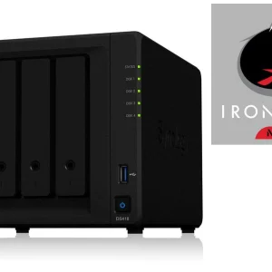 Synology NAS DiskStation DS418 4-bay Seagate IronWolf 16 TB – NAS soldes 7