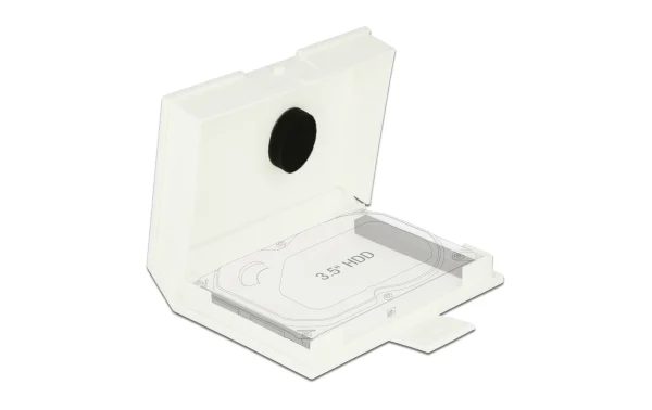 DeLock Boîtier De Protection Pour HDD 3.5″ Blanc – Accessoires Supports De Mémoire Nouvelle tendance 4