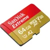 grande popularité SanDisk Extreme MicroSDXC 64GB – 160MB/s, U3, UHS-I – Cartes Mémoire 10