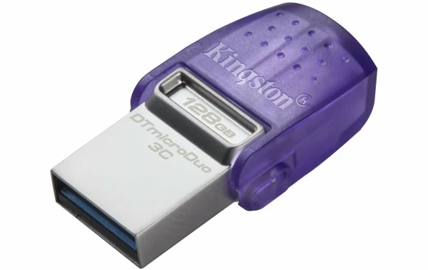 Kingston Clé USB DT MicroDuo 3C 128 GB – Sticks USB qualité supérieure 3