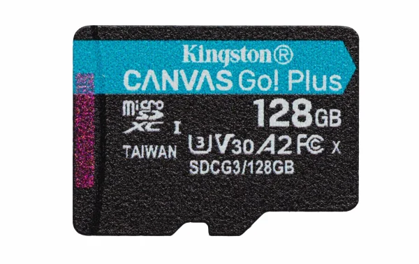 REMISE allant Kingston Carte MicroSDXC Canvas Go! Plus 128 GB – Cartes Mémoire 1