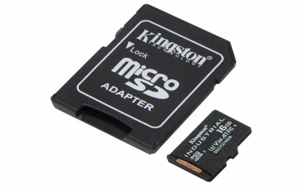 soldes de Noël Kingston Carte MicroSDHC Industrial UHS-I 16 GB – Cartes Mémoire 3