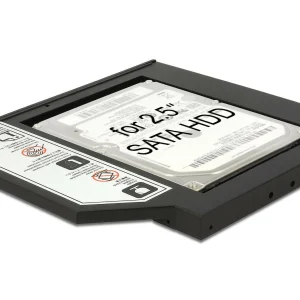 en ligne DeLock Accessoires Supports De Mémoire Adaptateur Pour Fente D’introduction De DVD Pour 2.5 7