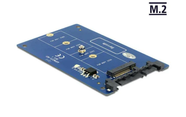 ﻿soldes DeLock Accessoires Supports De Mémoire Platine Adaptatrice 2,5 3