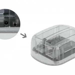 magasin en ligne france DeLock Station D’accueil 64090 2x SATA HDD/SSD – Accessoires Supports De Mémoire 9