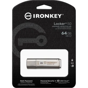 Kingston Clé USB IronKey Locker+ 50 64 GB – Sticks USB marque moins cher 9