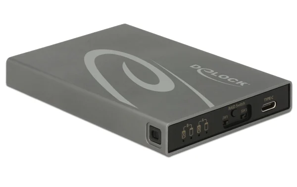 vente chaude DeLock Boîtier Externe 42589 M.2 Avec Raid – Disques Durs Externes 1
