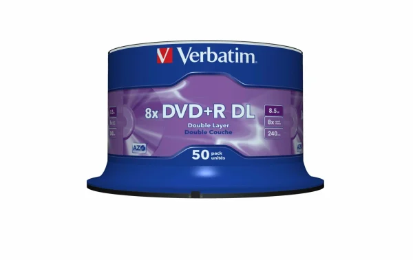 VERBATIM DVD+R 8.5 GB, Tour (50 Pièce/s) – DVD+R prix le plus bas 1