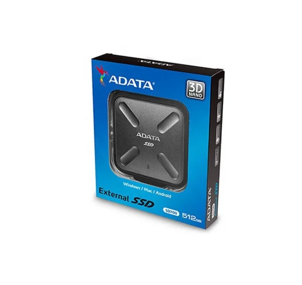 acheter en ligne ADATA SSD Externe SD700 1000 GB – SSD (Solid State Disks) 3