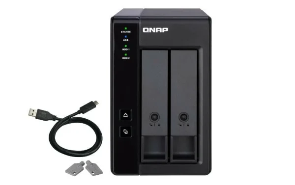 magasin pas cher QNAP Boîtier D’extension NAS TR-002, 2-bay, USB 3.0 – NAS 1