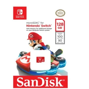 boutique paris SanDisk Nintendo Switch MicroSDXC 128GB – U3, UHS-I – Cartes Mémoire 9