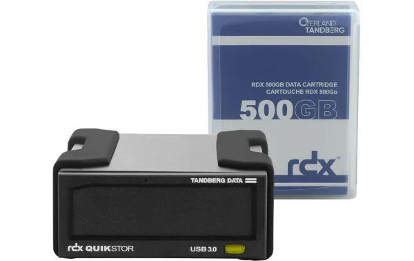 Tandberg Data Lecteur RDX 8863-RDX RDX QuikStor USB 3.0/Externe 0.5 TB – SAN soldes 1
